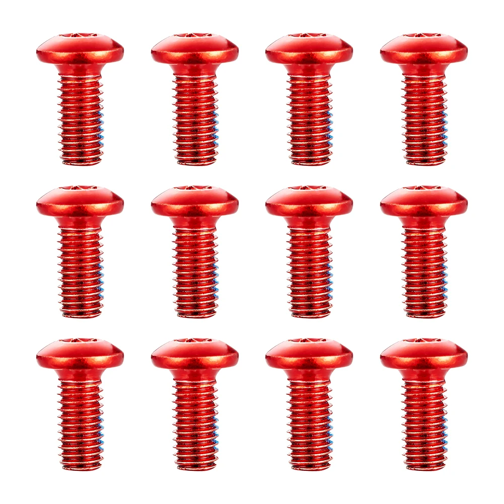 Torx Rotor Screw Non-slip Disk Screw Rotor Bolts Stainless Steel T25 12PCS/Boxed Color Disc Brake M5x10mm Durable And Practical
Torx Rotor Screw Non-slip Disk Screw Rotor Bolts Stainless Steel T25 12PCS/Boxed Color Disc Brake M5x10mm Durable And Practical