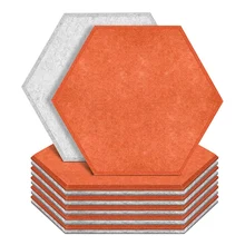 Hexagon Acoustic Panels Beveled Edge Sound Proof Panels Soundproofing Absorption Panel For Recording Studio Office Home
Hexagon Acoustic Panels Beveled Edge Sound Proof Panels Soundproofing Absorption Panel For Recording Studio Office Home