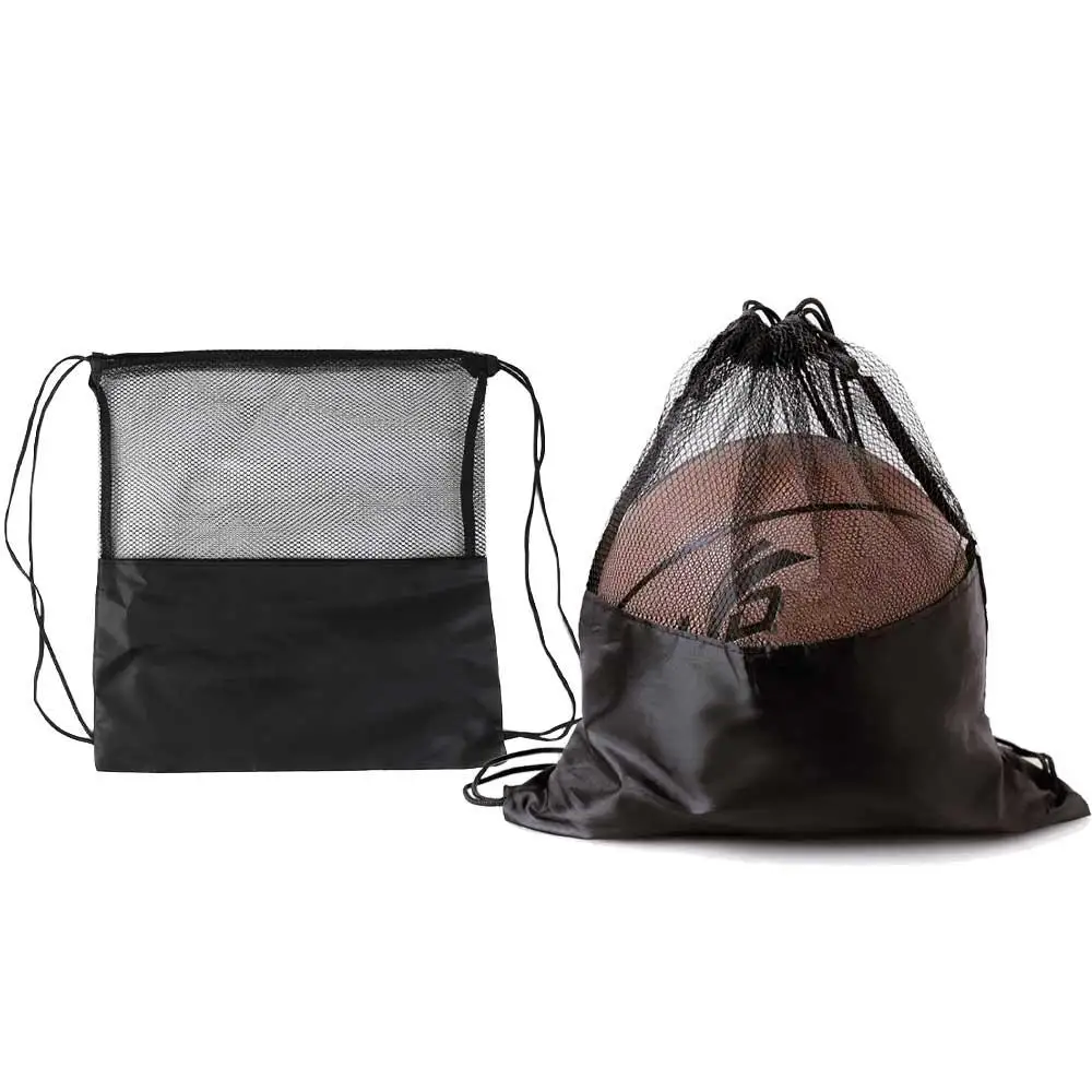 

Аксессуары для баскетбольных тренировок, многофункциональная сумка для хранения баскетбола, сумки для хранения, наполовину Сетчатая Сумка, сумки для хранения футбольных мячей