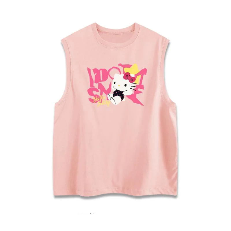 Sanrio Hellokitty Cartoon Characters Printed Pure Cotton Top Breathable Camisole Unisex Round Neck Vest Versatile Sleeveless Top
Sanrio Hellokitty Cartoon Characters Printed Pure Cotton Top Breathable Camisole Unisex Round Neck Vest Versatile Sleeveless Top