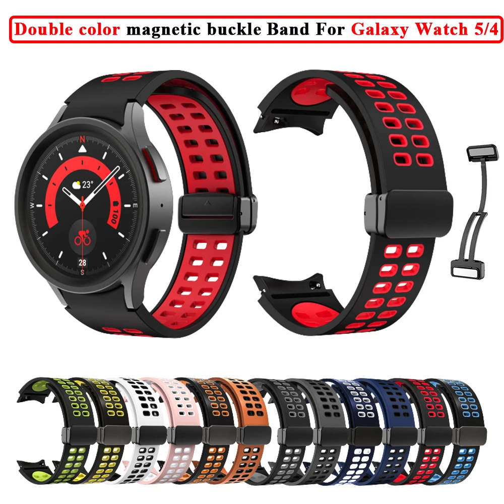 No Gaps Magnetic Buckle Strap for Samsung Galaxy Watch 5 Pro 45mm/watch 5 40mm/watch 5 44mm Strap Band No Gaps Black Red Watch 4
No Gaps Magnetic Buckle Strap for Samsung Galaxy Watch 5 Pro 45mm/watch 5 40mm/watch 5 44mm Strap Band No Gaps Black Red Watch 4
