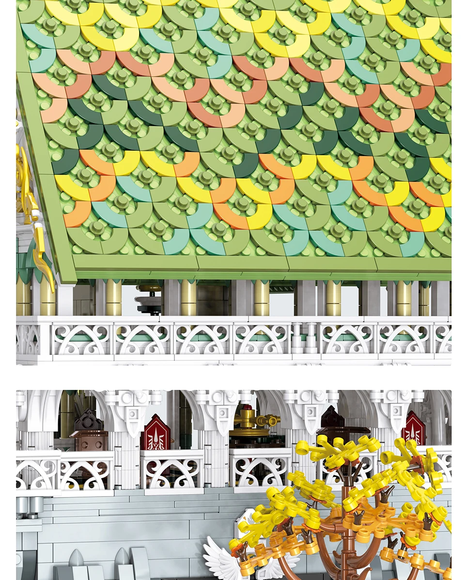 5044PCS MOC The Welcome Hall Modular Building Blocks Bricks The City of Elves Assembly DIY Puzzle Toy Chrismas Gift For Boy Kids 5044PCS MOC The Welcome Hall Modular Building Blocks Bricks The City of Elves Assembly DIY Puzzle Toy Chrismas Gift For Boy Kids