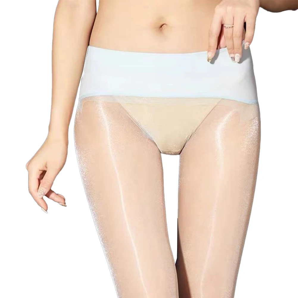 

Women's Shinny Seamless Pantyhose Tights Sexy Mesh Sheer Stockings Ultra-thin Nylon Lingerie Female Tights Pantyhoses
