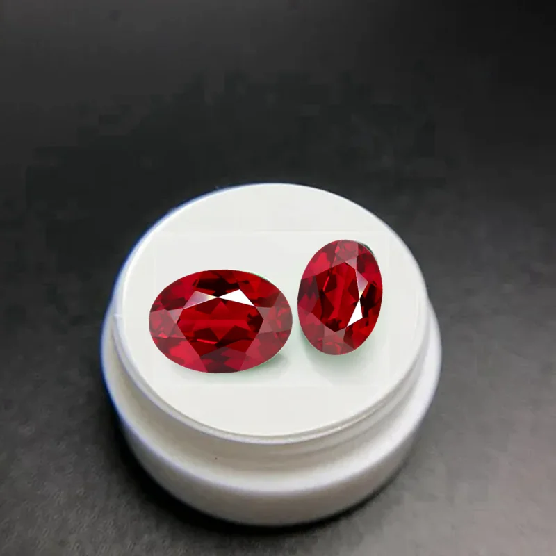 

Unheated Ruby Natural Mined 13x18mm 15.0ct Sri-Lanka Ruby Pigeon Red Oval Cut VVS DIY Gemstone For Jewelry Making Gem