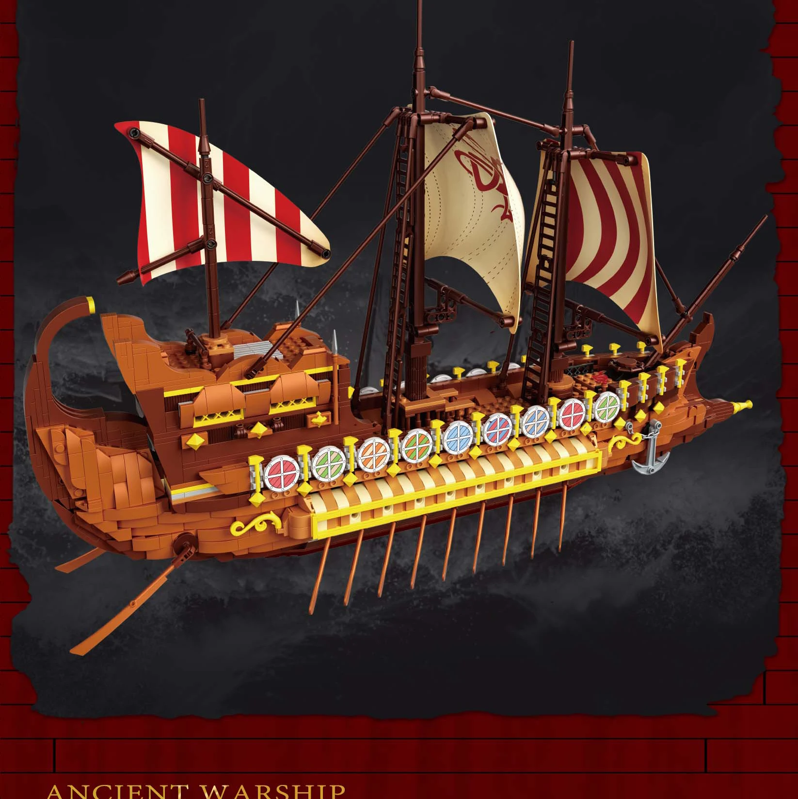 2073PCS Viking Longship Building Blocks Giant War Pirate Ship Model Bricks Desktop Decoration Kids DIY Educational Toys Gifts 2073PCS Viking Longship Building Blocks Giant War Pirate Ship Model Bricks Desktop Decoration Kids DIY Educational Toys Gifts