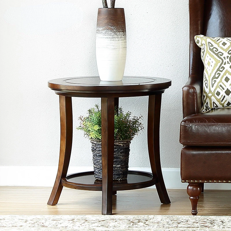 American all solid wood edge, round table, telephone table, living room, sofa edge table, small corner, water-based paint
American all solid wood edge, round table, telephone table, living room, sofa edge table, small corner, water-based paint