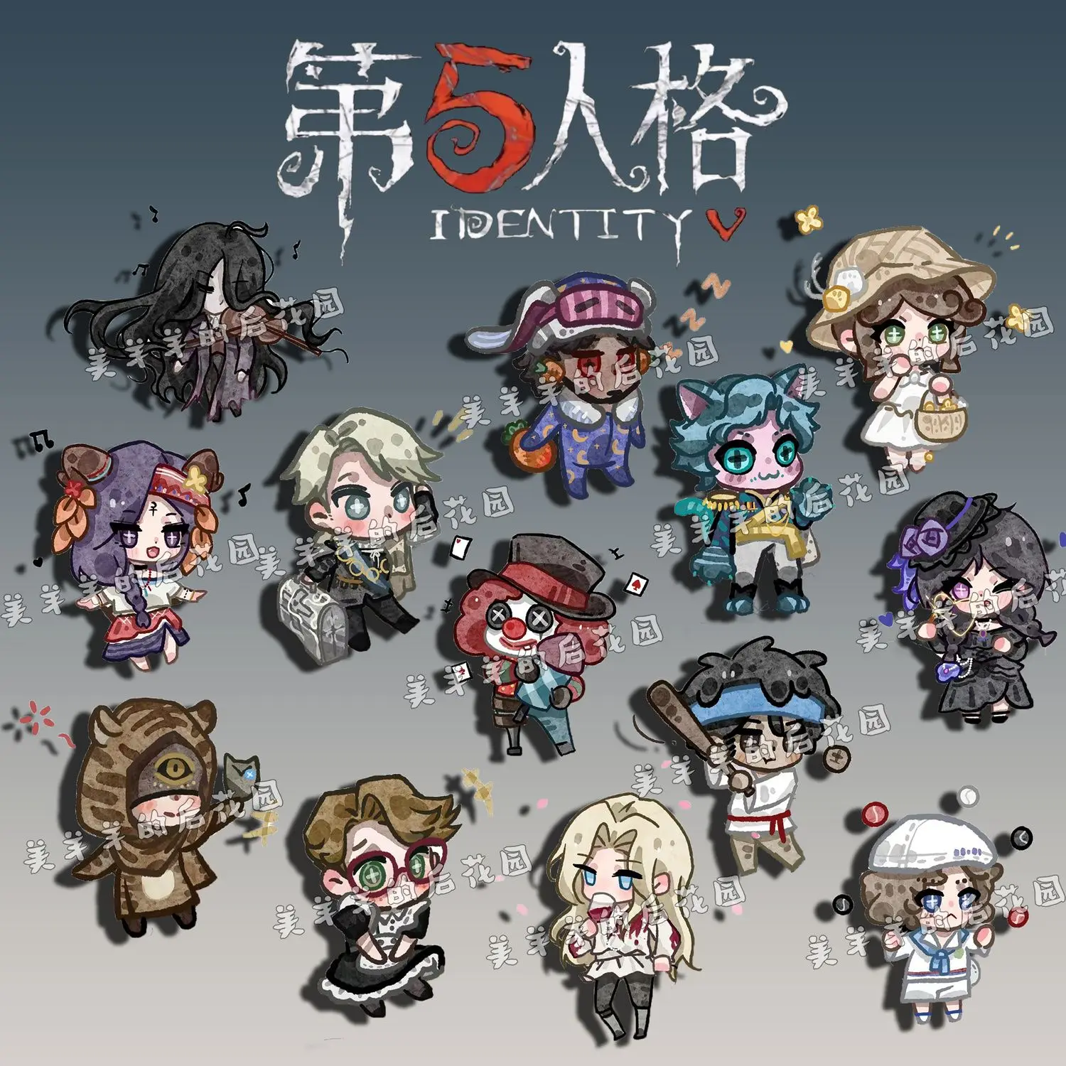 13PCS Identity V Eli Clark Mike Morton Joker Acrylic Brooch Badge Anime Cartoon Pins DIY Decoration Backpack Clothes Gifts Boy
13PCS Identity V Eli Clark Mike Morton Joker Acrylic Brooch Badge Anime Cartoon Pins DIY Decoration Backpack Clothes Gifts Boy