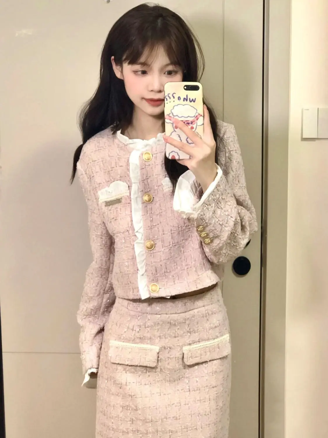 Versatile and Practical Sweet and Chic Pink Small Suit for Women, Autumn, Dopamine, Skirt, Lace, Short, Ladylike, Two-Piece Set
Versatile and Practical Sweet and Chic Pink Small Suit for Women, Autumn, Dopamine, Skirt, Lace, Short, Ladylike, Two-Piece Set