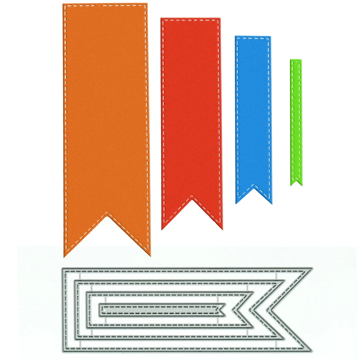 DIY Paper Bookmark Card Background Decorating Ribbon Hanging Flag Pattern Metal Cutting Dies Cutter Scrapbooking Clipart Work
DIY Paper Bookmark Card Background Decorating Ribbon Hanging Flag Pattern Metal Cutting Dies Cutter Scrapbooking Clipart Work