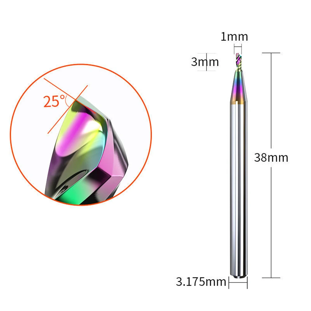 3.175mm Wood Milling Cutter Up Down CNC Carbide End Mill Spiral Woodworking Tool Drill Bits Milling Cutter Machinery Power Tools
3.175mm Wood Milling Cutter Up Down CNC Carbide End Mill Spiral Woodworking Tool Drill Bits Milling Cutter Machinery Power Tools