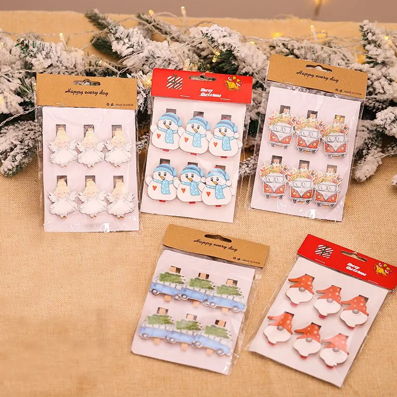Christmas Wood Clips Snowman Elk Christmas Decoration 2023 for Home Party Photo Clips Clothespins Navidad Natal Noel Xmas Gifts
Christmas Wood Clips Snowman Elk Christmas Decoration 2023 for Home Party Photo Clips Clothespins Navidad Natal Noel Xmas Gifts