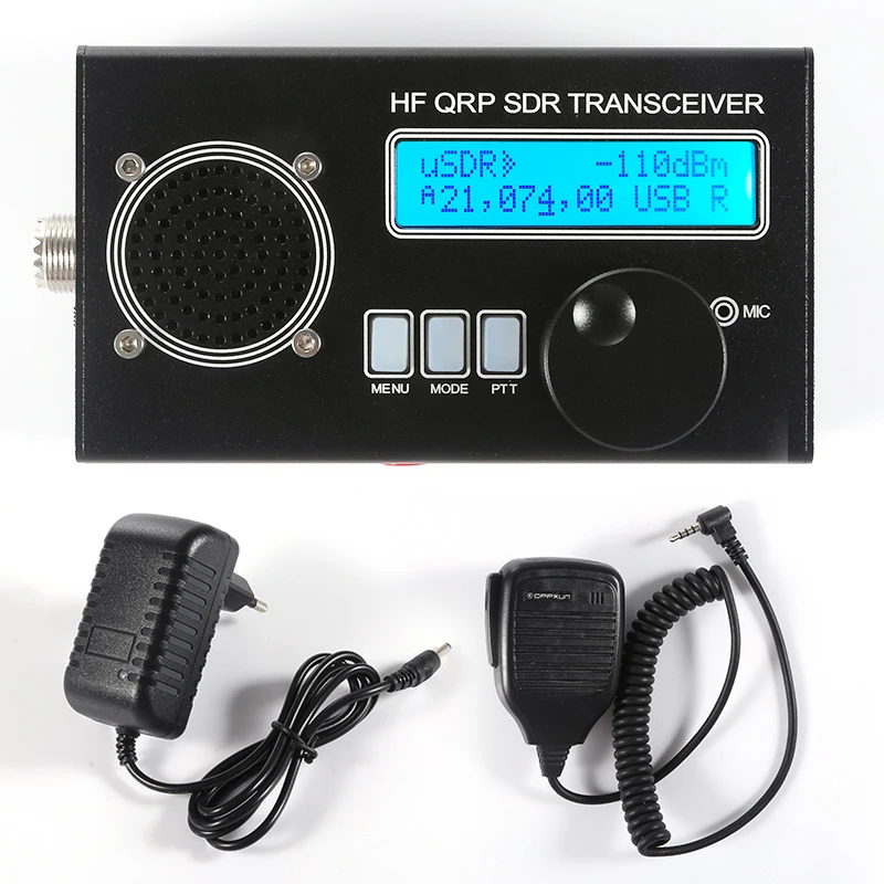 5W-10W Max uSDX 8 Band SDR All Mode USB, LSB, CW, AM, FM HF SSB QRP Transceiver QCX-SSB with Battery
5W-10W Max uSDX 8 Band SDR All Mode USB, LSB, CW, AM, FM HF SSB QRP Transceiver QCX-SSB with Battery
