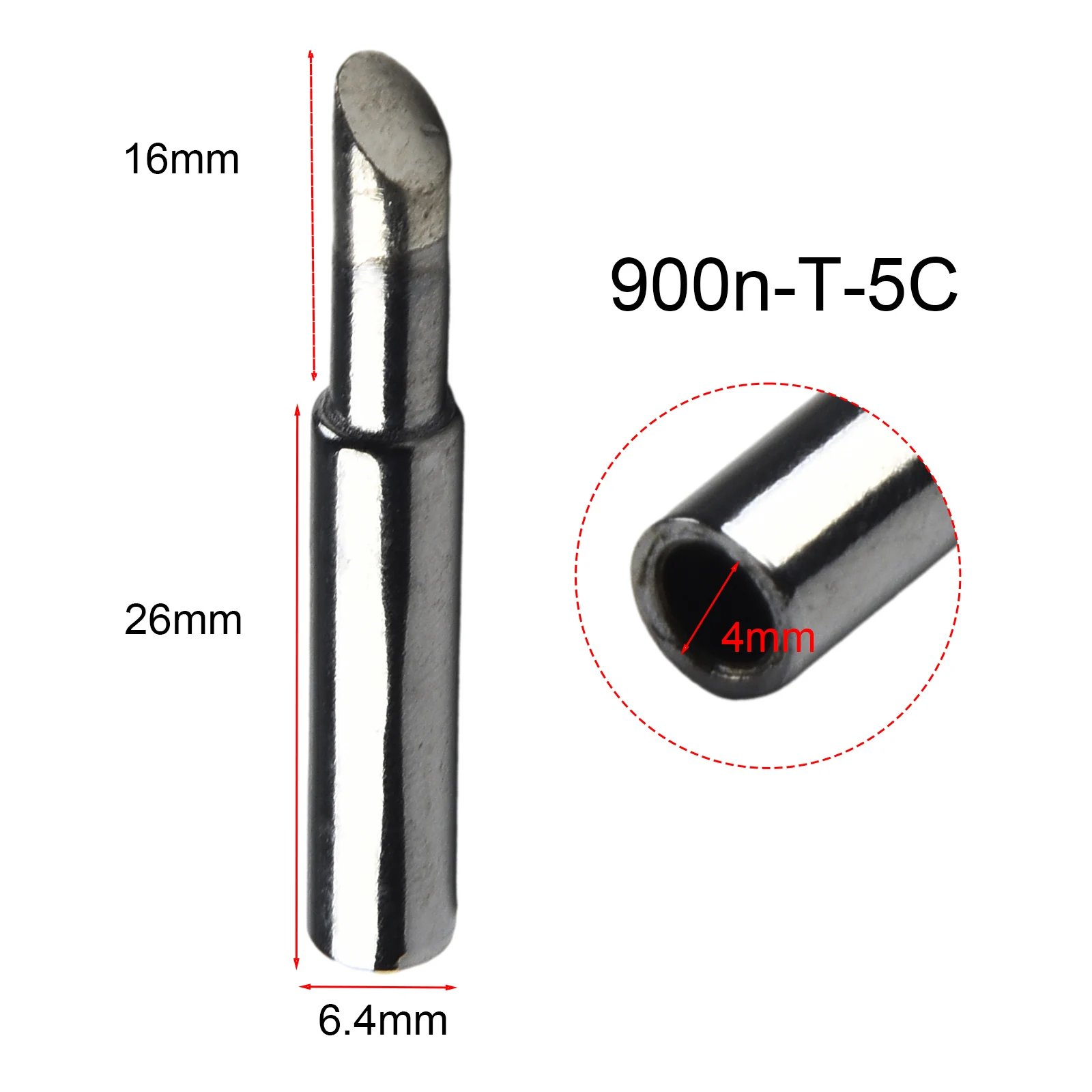5pcs 900M-T-5C Soldering Iron Tips Pure Copper Welding Head Replacement Heater Solder Head For 936 Soldering Station
5pcs 900M-T-5C Soldering Iron Tips Pure Copper Welding Head Replacement Heater Solder Head For 936 Soldering Station