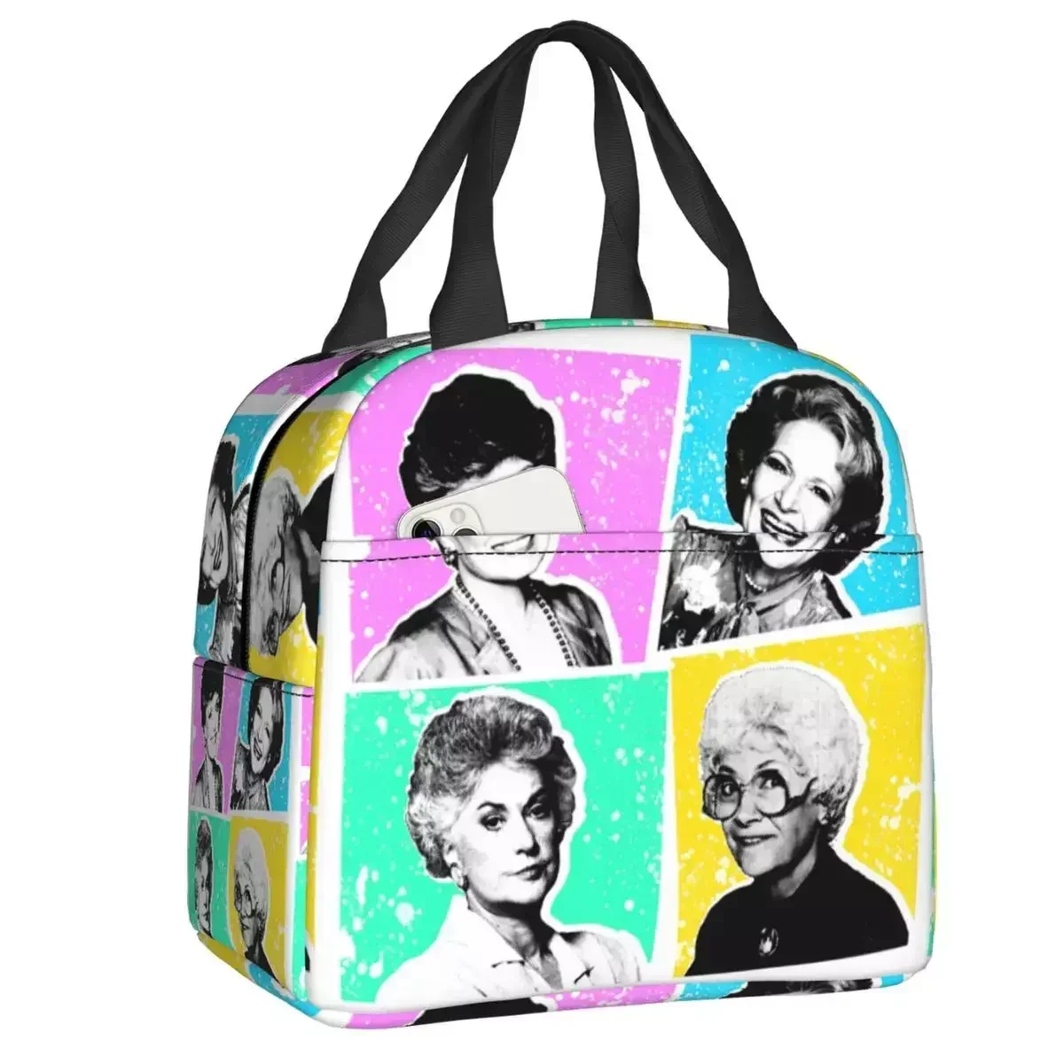 2024 New Golden Girls Pop Art Insulated Lunch Bag For Women Leakproof 80s Sitcom Cooler Thermal Lunch Tote Office Work School
2024 New Golden Girls Pop Art Insulated Lunch Bag For Women Leakproof 80s Sitcom Cooler Thermal Lunch Tote Office Work School