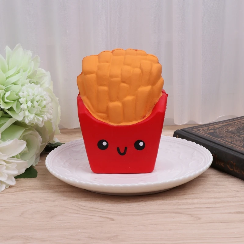 

HUYU French Fries Scented Slow Rising Stress Relief Squeeze Hand Toy Jumbo Kids Gift