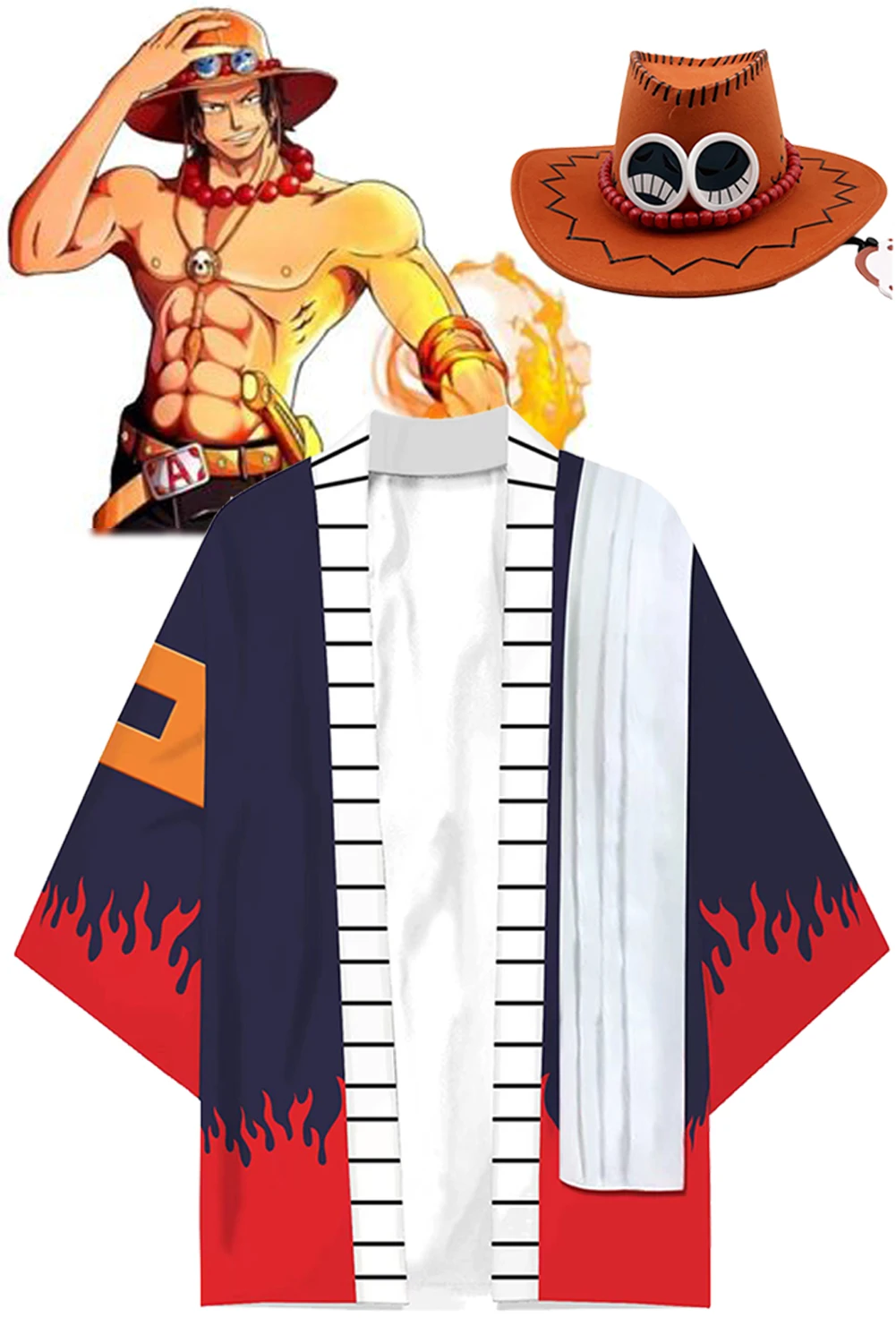 Anime One Cos Piece Portgas Cosplay Ace Fantasy Robe Hat Costume Disguise Cloak Headwear Adult Men Halloween Roleplay Outfit
Anime One Cos Piece Portgas Cosplay Ace Fantasy Robe Hat Costume Disguise Cloak Headwear Adult Men Halloween Roleplay Outfit