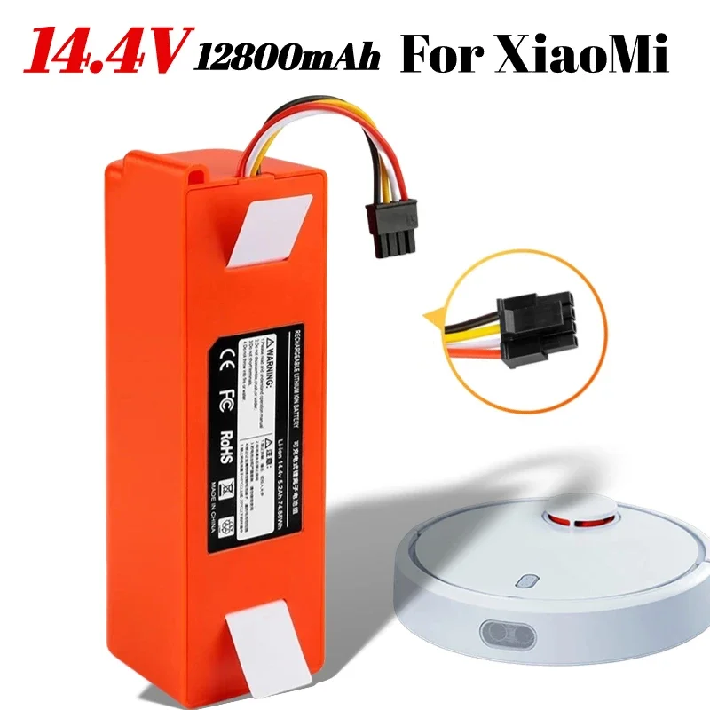 14.4V 12800mAh Replacement Battery for XIAOMI 1S 1ST Roborock SDJQR01RR Sweeping Mopping Robot Vacuum Cleaner
14.4V 12800mAh Replacement Battery for XIAOMI 1S 1ST Roborock SDJQR01RR Sweeping Mopping Robot Vacuum Cleaner