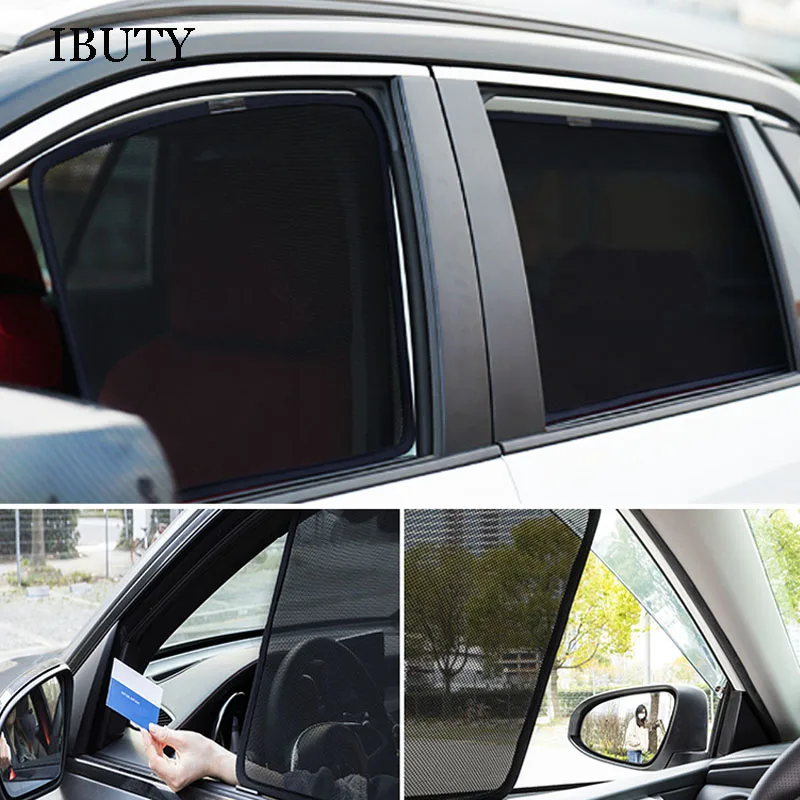 

For BYD ATTO 3 2022 2023 Car Magnetic Sun Shade Sunshield Sunshade Sun Visor Side Window Mesh Curtain UV Heat Protection Cover