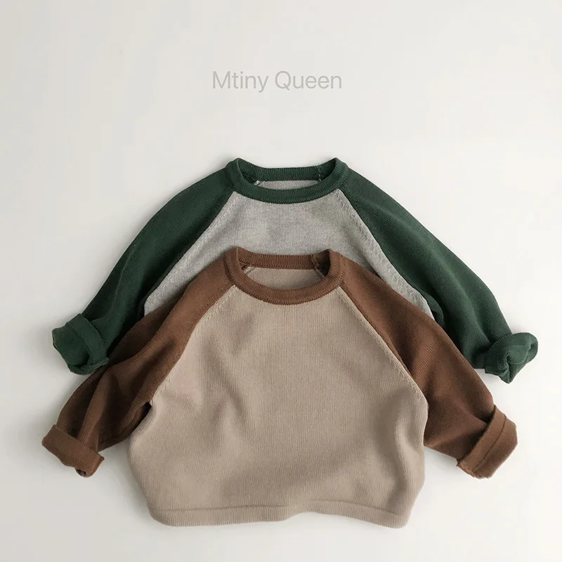 2025 Spring New Children Sweater Boys Long Sleeve Loose Knitwear Girls Vintage Knitted Pullover Kids Casual Tops Toddler Clothes 9 S66222c90be404992ab871d4f86f4397fc