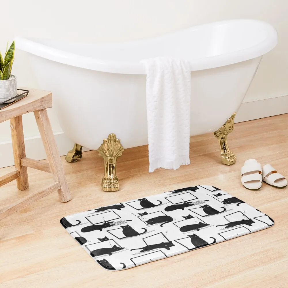Cats Sitting on Laptops Bath Mat Bathroom Rugs And Set Entrance Doormat Bathroom Absorbent Quick Dry Mat
Cats Sitting on Laptops Bath Mat Bathroom Rugs And Set Entrance Doormat Bathroom Absorbent Quick Dry Mat