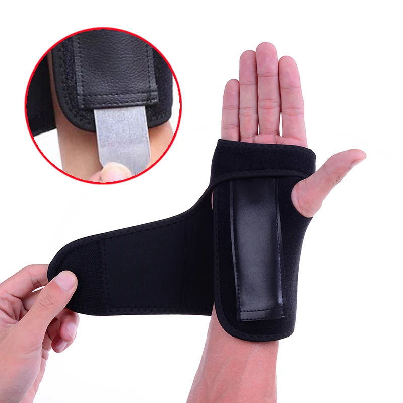 1Pc Wristband Hand Wrist Guard Support Brace Splint Carpal Tunnel Arthritis Sprain Right/Left Gym Strap Pain Relief Wrap Bandage
1Pc Wristband Hand Wrist Guard Support Brace Splint Carpal Tunnel Arthritis Sprain Right/Left Gym Strap Pain Relief Wrap Bandage