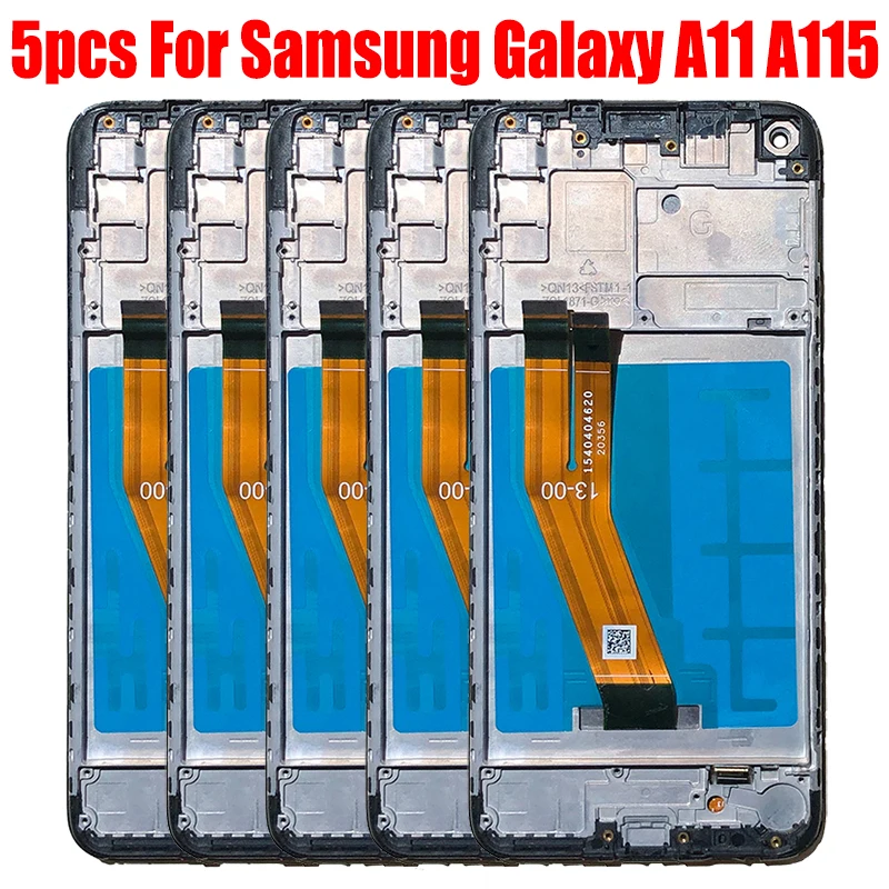 5 Piece Original LCD For Samsung Galaxy A11 2020 A115 A115F A115F/DS LCD Display Panel Touch Screen Digitizer Assembly Frame 
5 Piece Original LCD For Samsung Galaxy A11 2020 A115 A115F A115F/DS LCD Display Panel Touch Screen Digitizer Assembly Frame