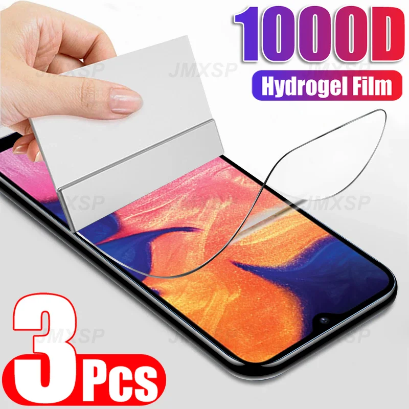 

3Pcs Hydrogel Film For Samsung Galaxy A10 A20 A20E A30 A40 A50 A60 A70 Screen Protector on For Samsung M10 M20 M30 M40 M30S Film