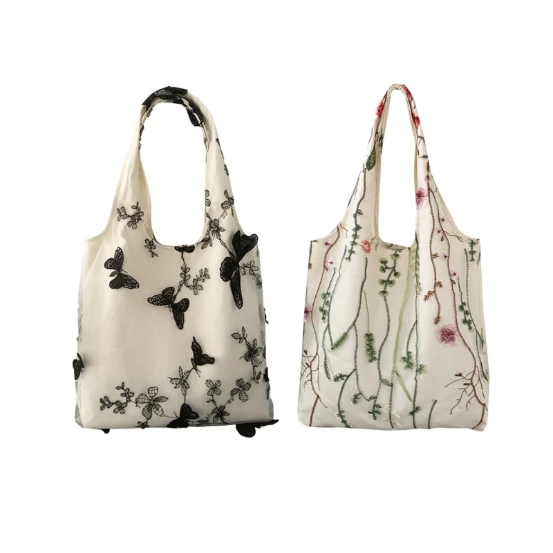 Легкие многоразовые сумки для покупок с вышитыми ручками, продуктовая сумка E74B
Легкие многоразовые сумки для покупок с вышитыми ручками, продуктовая сумка E74B