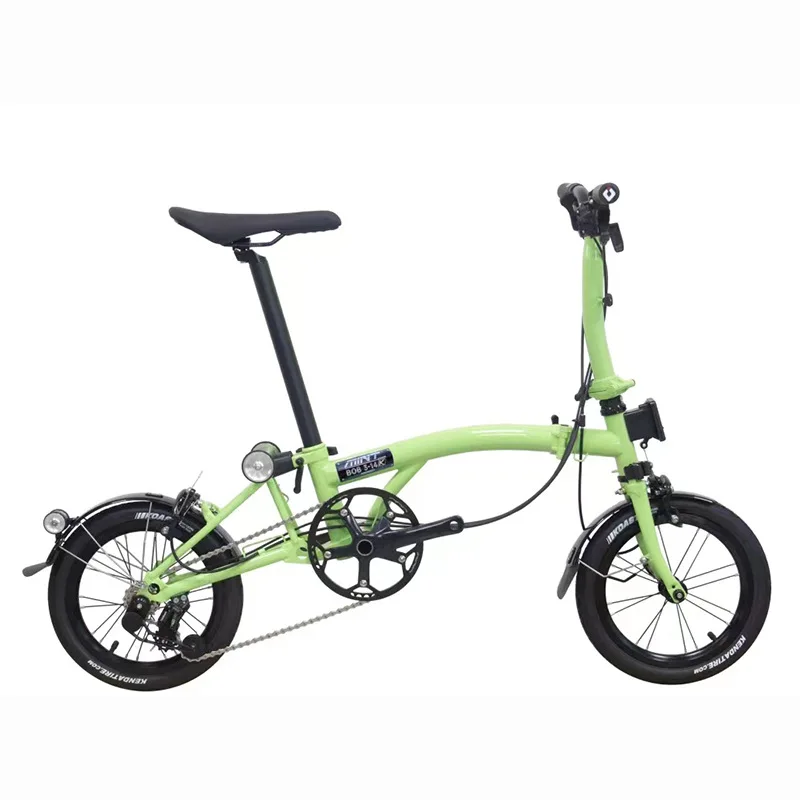 

Mint domestic small cloth mini fold 14-inch folding bicycle 3-speed BOB 3-14K portable folding bicycle gravel bike