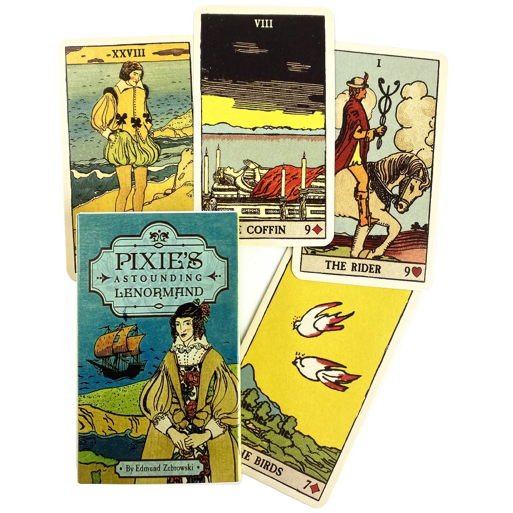 Pixies Astounding Lenormand Oracle Cards Leisure Party Table Game Fortune-telling Prophecy Tarot Deck
Pixies Astounding Lenormand Oracle Cards Leisure Party Table Game Fortune-telling Prophecy Tarot Deck
