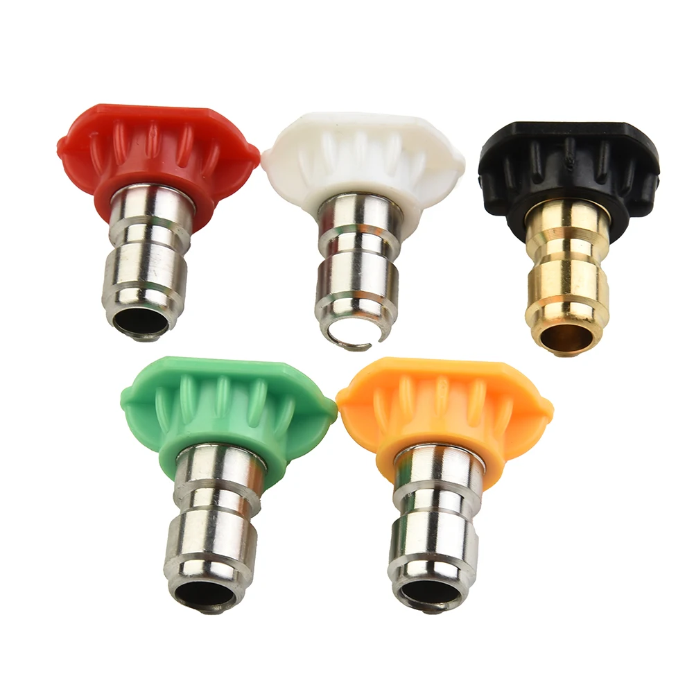 Adapter Pressure Washer Nozzles 1/4 Inch Internal Thread 5Pcs Nozzle Pressure Washer Nozzles Quick Connect Quick Connector
Adapter Pressure Washer Nozzles 1/4 Inch Internal Thread 5Pcs Nozzle Pressure Washer Nozzles Quick Connect Quick Connector