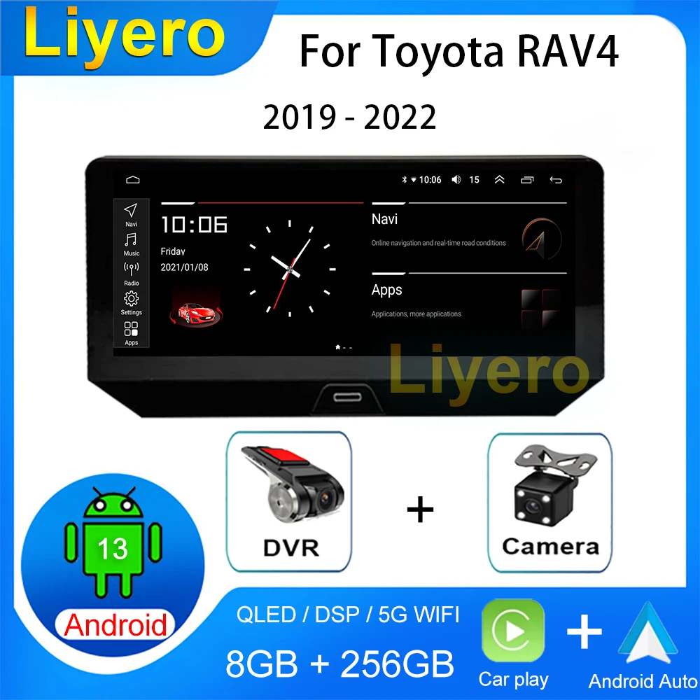 12.3" Car Radio For Toyota RAV4 Rav 4 Prime XSE 2019-2022 Car Play Android 13 Auto GPS Navigation DVD Video Player Stereo DSP 4G
12.3" Car Radio For Toyota RAV4 Rav 4 Prime XSE 2019-2022 Car Play Android 13 Auto GPS Navigation DVD Video Player Stereo DSP 4G