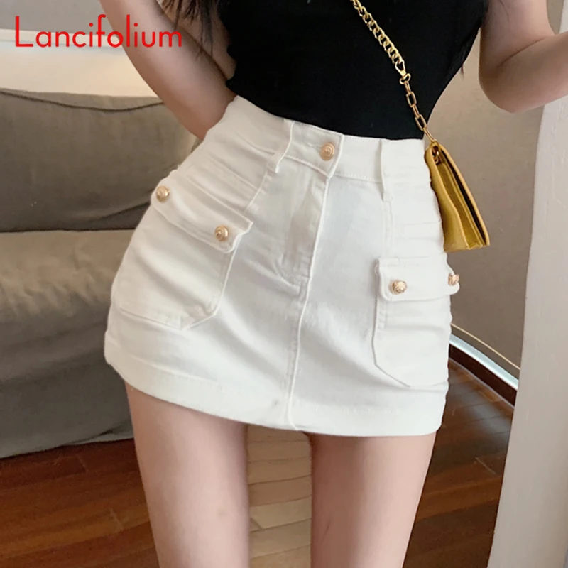 Y2k Denim Micro Skirt Summer Women 2022 Korean Kawaii High Waisted 2 Pockets Button Bodycon White Harajuku Pink Jean Mini Skirts
Y2k Denim Micro Skirt Summer Women 2022 Korean Kawaii High Waisted 2 Pockets Button Bodycon White Harajuku Pink Jean Mini Skirts