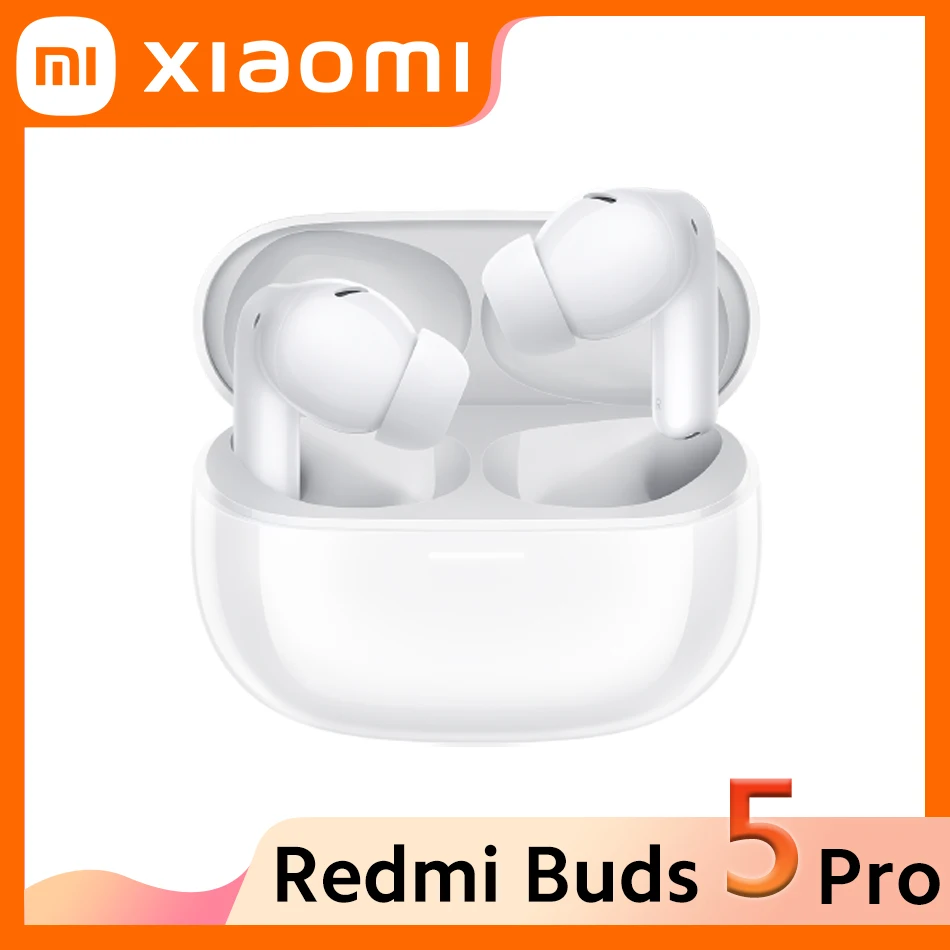 

Xiaomi Redmi Buds 5 Pro 52dB Active Noise Cancellation Bluetooth 5.3 True Wireless Earphone Hi-Fi Sound Quality Headset