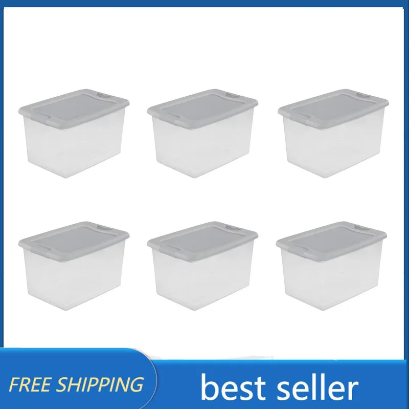 Sterilite 64 Qt. Пластиковая коробка для фиксации, серебристый оттенок, набор из 6 шт., коробка-Органайзер
Sterilite 64 Qt. Пластиковая коробка для фиксации, серебристый оттенок, набор из 6 шт., коробка-Органайзер