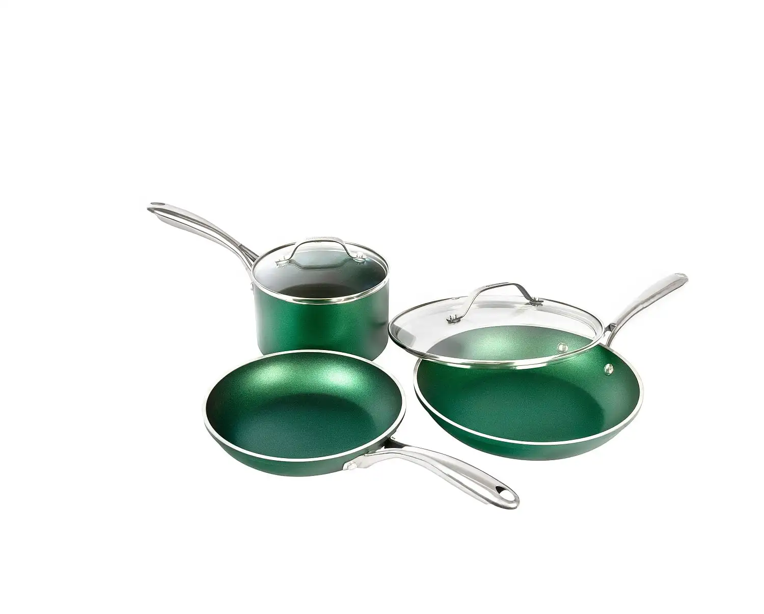 5 Piece Cookware Set, Ultra Non-Stick, Dishwasher Safe, Oven Safe pots and pans set
5 Piece Cookware Set, Ultra Non-Stick, Dishwasher Safe, Oven Safe pots and pans set