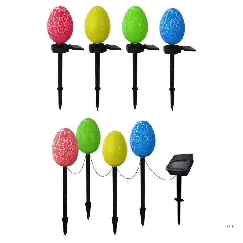 

Solar Powered Stake Light Cute Eggs Decorations Waterproof Decorative Light Solar Garden Light for Patio Lawn Pathway