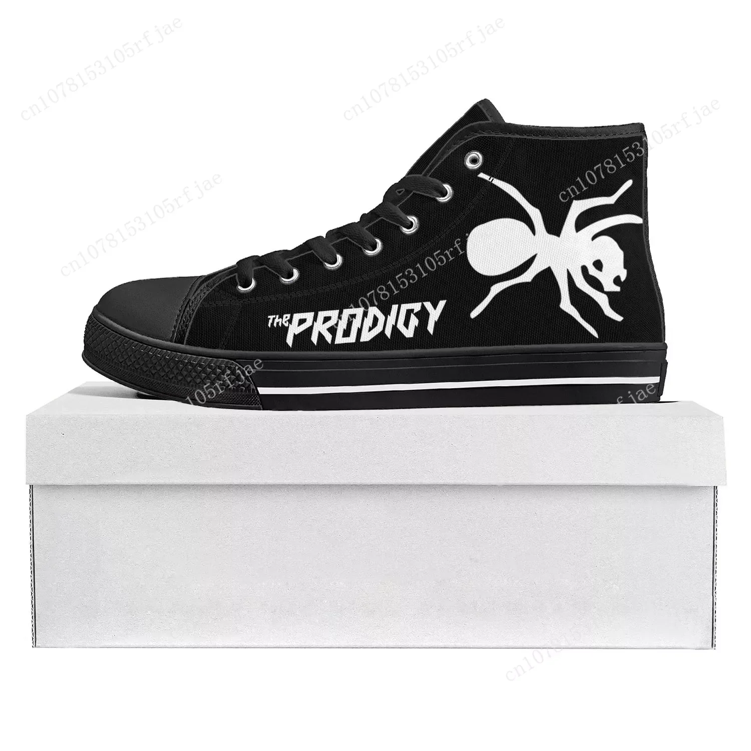 

The Prodigy Rock Band Punk High Top High Quality Sneakers Mens Womens Teenager Canvas Sneaker Casual Couple Shoes Custom Shoe