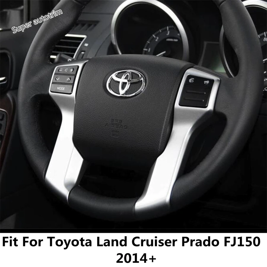 Car Steering Wheel FrameDecoration Cover Trim For Toyota Land Cruiser Prado FJ150 2014 - 2020 Matte Accessories Interior Refit
Car Steering Wheel FrameDecoration Cover Trim For Toyota Land Cruiser Prado FJ150 2014 - 2020 Matte Accessories Interior Refit