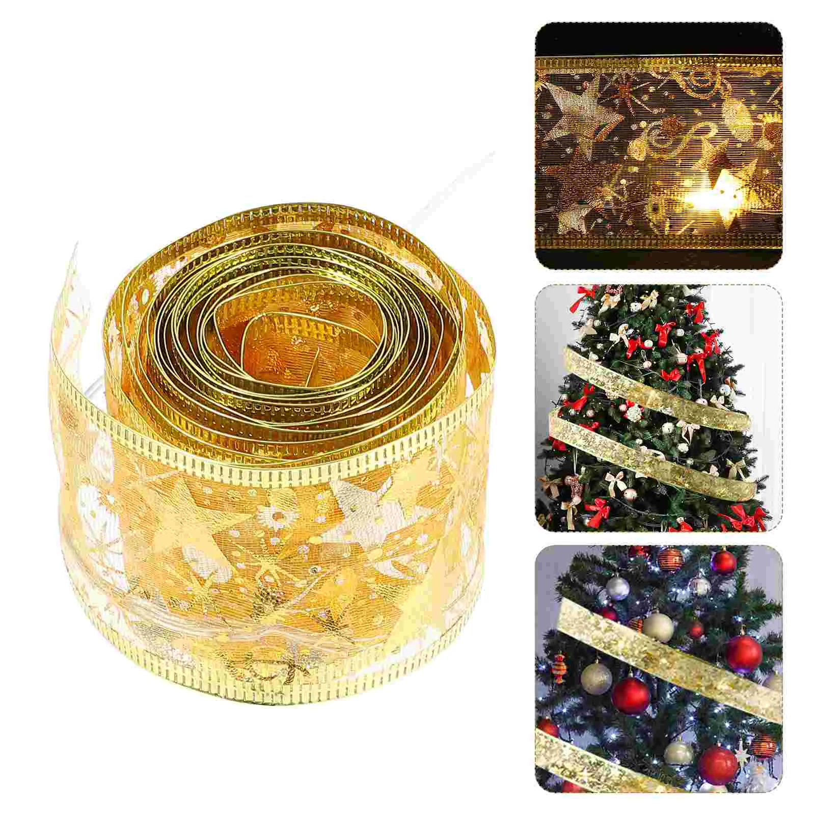 Gold Decor Christmas Lights Novel Luminous Ribbon Decorative Unique Strip Creative Lamp Chic Xmas Party
Gold Decor Christmas Lights Novel Luminous Ribbon Decorative Unique Strip Creative Lamp Chic Xmas Party