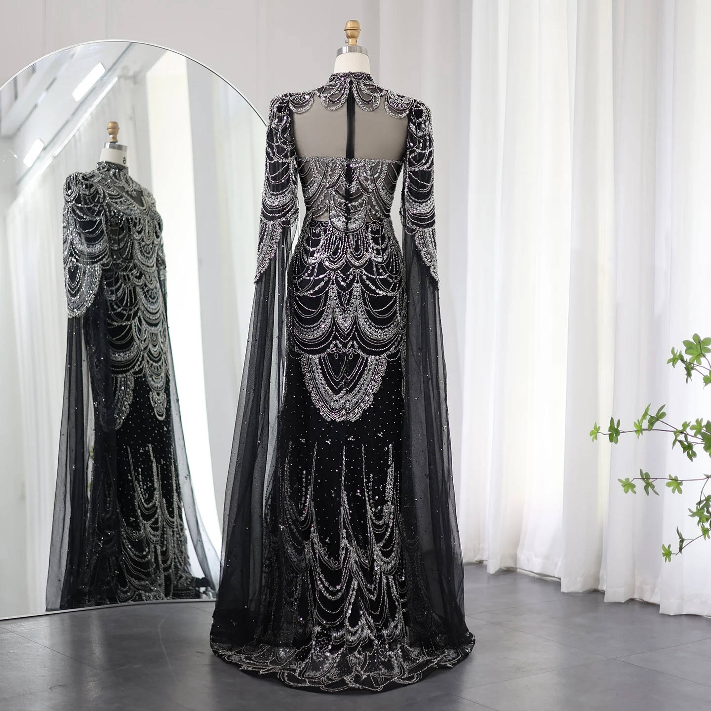 Green Luxury Dubai Mermaid Evening Dresses with Cape Sleeves Arabic Muslim Women Wedding Party Gowns Plus Size 17 Mallzona S663d0aab61e44cd38a6c94f347777e30s Green Luxury Dubai Mermaid Evening Dresses with Cape Sleeves Arabic Muslim Women Wedding Party Gowns Plus Size Mallzona