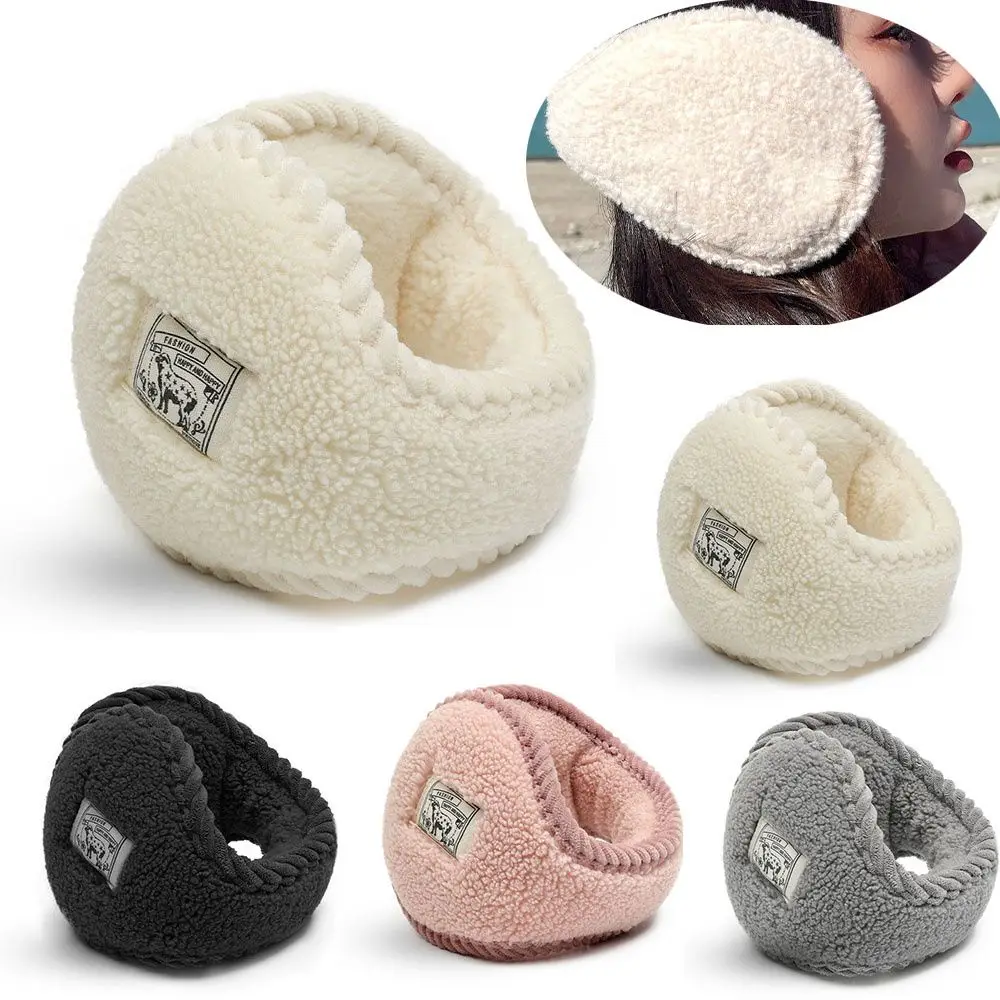 

New Fashion Ski Wear Earcap Winter Ear Muffs Cover Ear Protect Lamb Wool Women Earmuffs Warm Earmuff