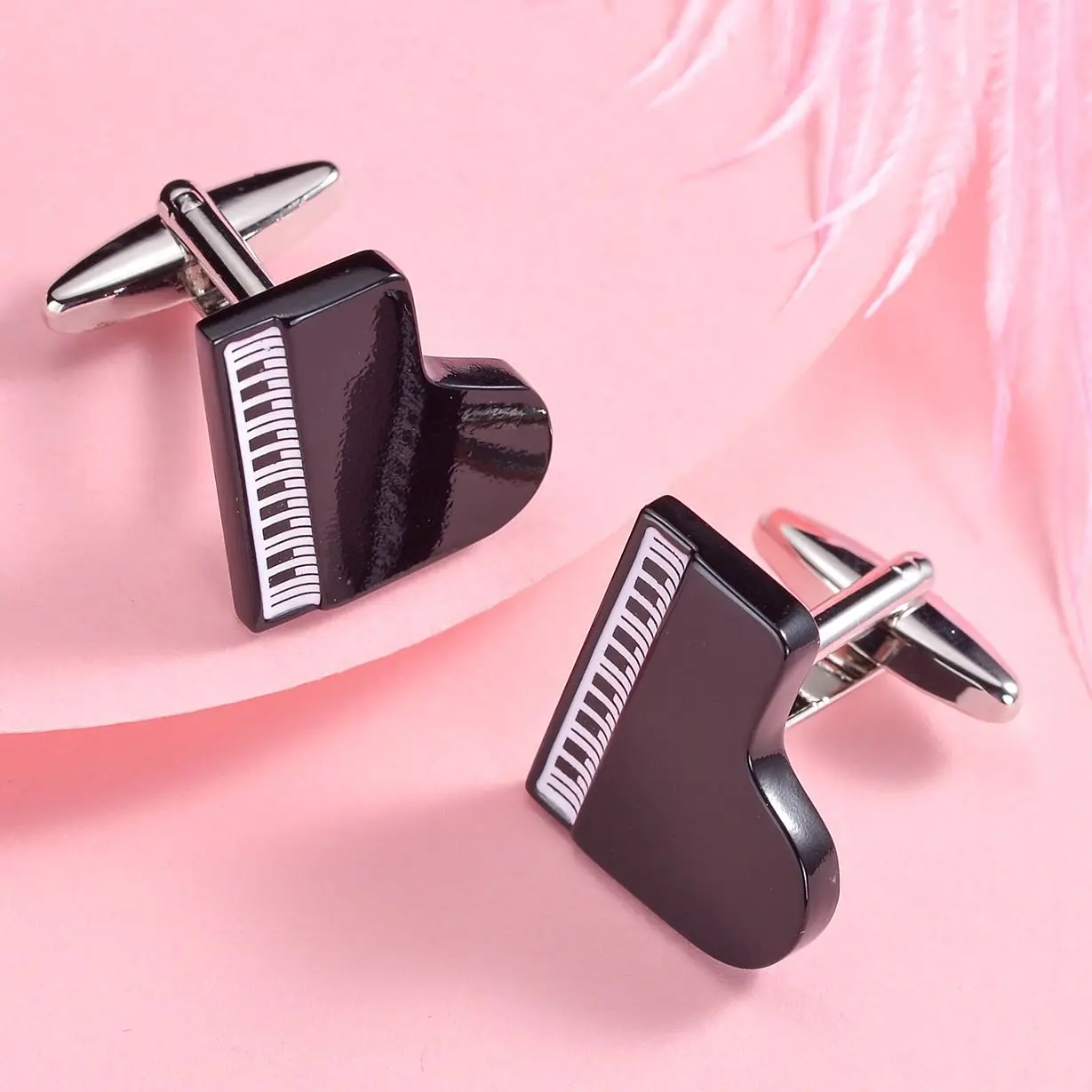 Luxury Man Cufflinks Black Color Metal Cuff Links Quality Music Piano Buttons Unisex Shirt Accessories Wedding Jewelry
Luxury Man Cufflinks Black Color Metal Cuff Links Quality Music Piano Buttons Unisex Shirt Accessories Wedding Jewelry