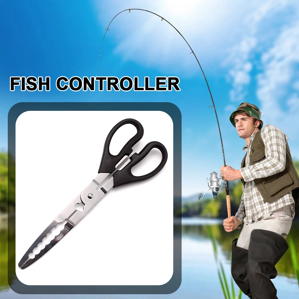 Multifunctional Fishing Pliers Gripper Stainless Steel Fish Crab Grabbing Tool Accessories for Fisherman Angler Multifunctional Fishing Pliers Gripper Stainless Steel Fish Crab Grabbing Tool Accessories for Fisherman Angler