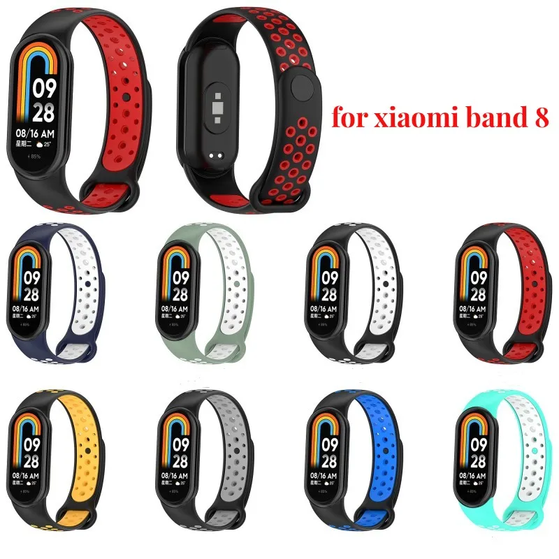 Rubber Strap for Mi Band 8 Bracelet Xiaomi Mi Band 8 NFC Silicone Sport Strap Quick Release Correa Miband 8 SmartWatch Wristband
Rubber Strap for Mi Band 8 Bracelet Xiaomi Mi Band 8 NFC Silicone Sport Strap Quick Release Correa Miband 8 SmartWatch Wristband