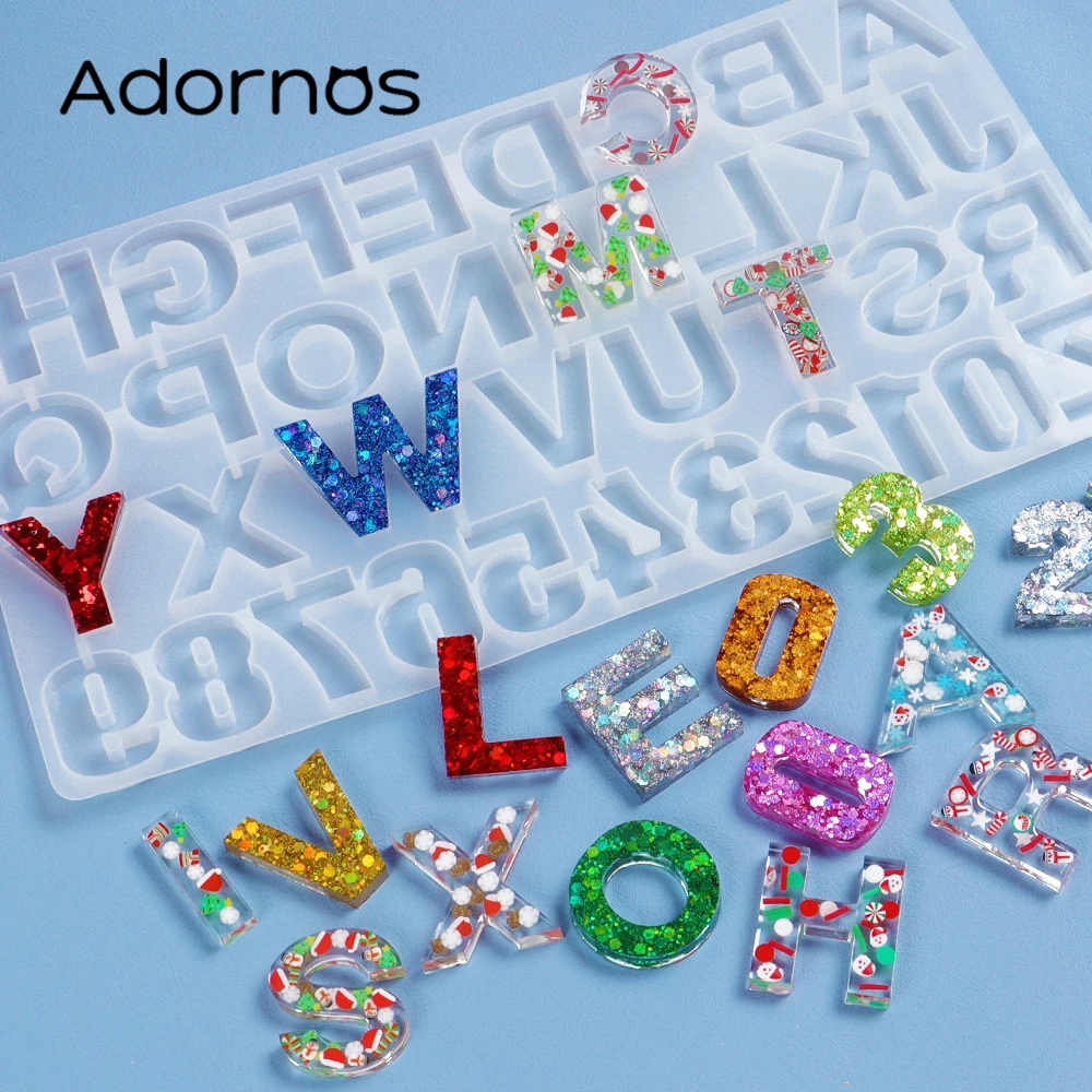 1 Pcs Alphabet Number Epoxy Silicone Resin Mold English Letter A To Z Number 0-9 Crafts Casting Mold DIY Jewelry Keychain Making
1 Pcs Alphabet Number Epoxy Silicone Resin Mold English Letter A To Z Number 0-9 Crafts Casting Mold DIY Jewelry Keychain Making