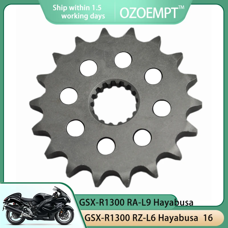 OZOEMPT 530-18T Motorcycle Front Sprocket Apply to GSX-R1300 RA-L9 Hayabusa 19 GSX-R1300 RZ-L6 Hayabusa 16
OZOEMPT 530-18T Motorcycle Front Sprocket Apply to GSX-R1300 RA-L9 Hayabusa 19 GSX-R1300 RZ-L6 Hayabusa 16