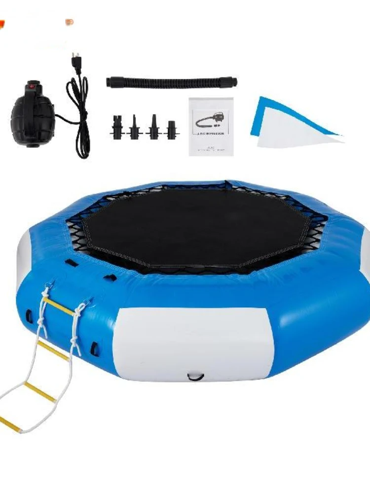 Inflatable Water Trampoline PVC Tarpaulin Floated Bounce Platform Smooth and Waterproof Surface W/ Ladder For Pool Ocean
Inflatable Water Trampoline PVC Tarpaulin Floated Bounce Platform Smooth and Waterproof Surface W/ Ladder For Pool Ocean