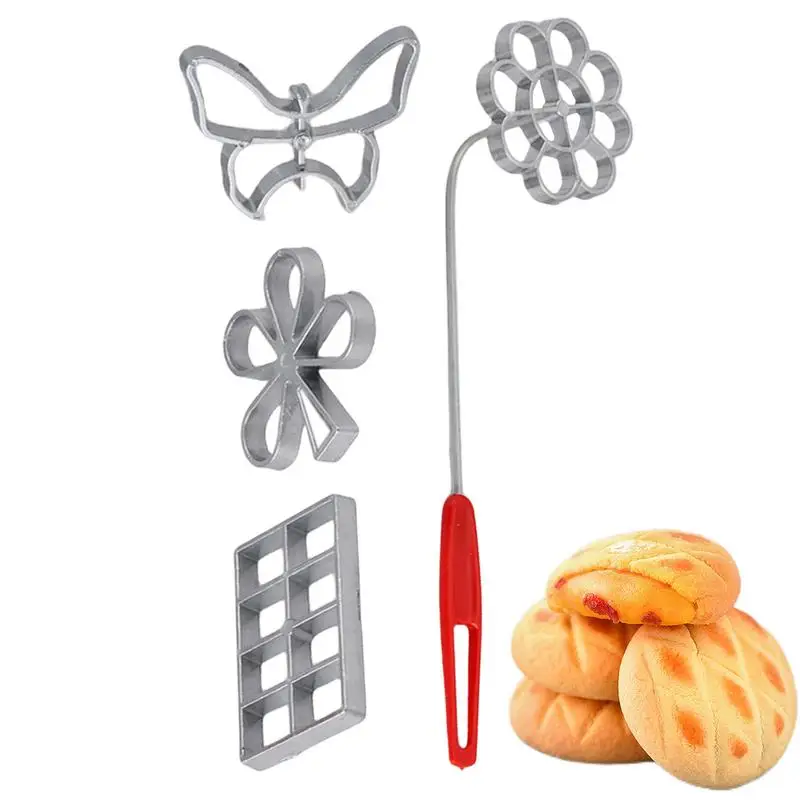Bunuelos Mold Set Of 4pcs Rosette Cookie Tools With Handle Detachable Baking Molds Kitchen Gadgets For Fried Dumplings Shrimp
Bunuelos Mold Set Of 4pcs Rosette Cookie Tools With Handle Detachable Baking Molds Kitchen Gadgets For Fried Dumplings Shrimp