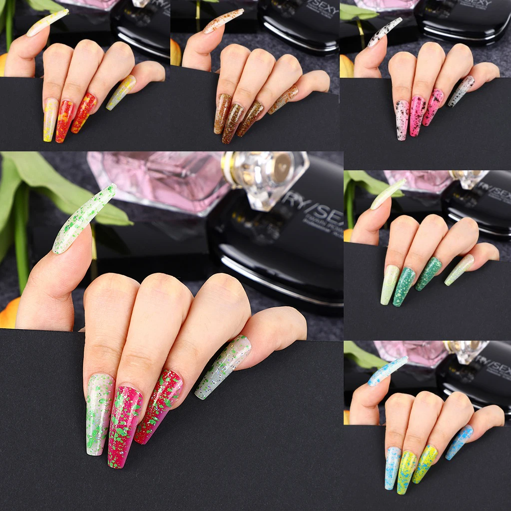 24Pcs Long False Nail Magic Mirror Halo Dyeing Process Jumping Color Wearing Nail Enhancement Removable Ballet Nail Sheet
24Pcs Long False Nail Magic Mirror Halo Dyeing Process Jumping Color Wearing Nail Enhancement Removable Ballet Nail Sheet